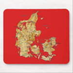 Denmark Map Mousepad