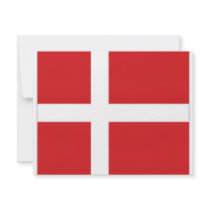 Denmark National Flag Personalized Invite