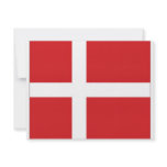 Denmark National Flag Personalized Invite