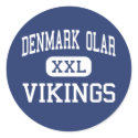 Denmark Olar - Vikings - High - Denmark stickers by customteamsportswear Denmark Olar - Vikings - High - Denmark stickers