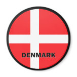 Denmark Roundel quality Flag Refrigerator Magnet