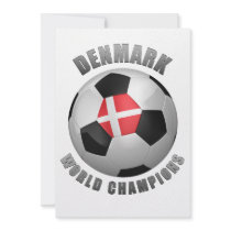 DENMARK SOCCER CHAMPIONS CUSTOM ANNOUNCEMENT