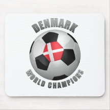 DENMARK SOCCER CHAMPIONS MOUSEPAD