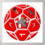 Denmark soccer fans Tees and football gifts posters