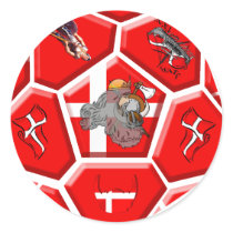 Denmark soccer fans Tees and football gifts stickers