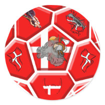 Denmark soccer fans Tees and football gifts stickers