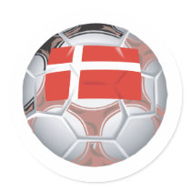 Denmark Soccer stickers