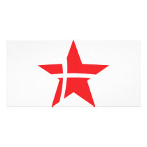 denmark star icon photo cards