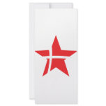 denmark star icon rack card