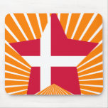 Denmark Star Mouse Pads