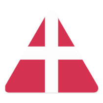 denmark triangle stickers