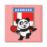 This is a cute shirt for table tennis players and fans. Panda loves to play table tennis in front of this flag of Denmark! This table tennis panda shirt is a great gift for table tennis players and fans!