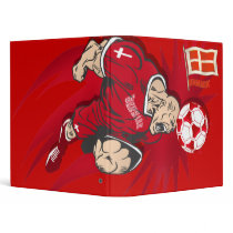 Denmark vintage flag Dansk fans gifts Binder