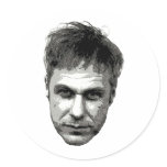Dennis Cooper Round Sticker Dennis Cooper Round Sticker