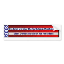 Dennis Kucinich - Customized bumper stickers