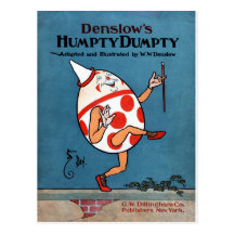 Denslow's Humpty Dumpty Vintage Book Cover Post Card
