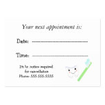 Dental Appointment Business Card Templates