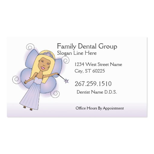 Dental Appointment Card and Business Card (front side)