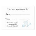 Dental Appointment Reminder Business Card Templates