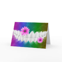 Dental art greeting card