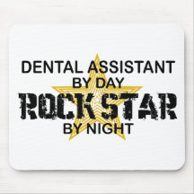 Dental Assistant Rock Star Mouse Pad