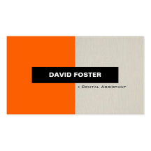 Dental Assistant - Simple Elegant Stylish Business Card Templates