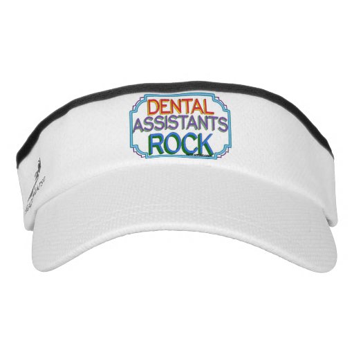 Dental Assistants Rock Visor Zazzle