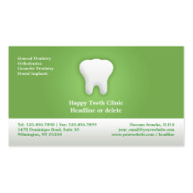Dental Business Card with Appointment