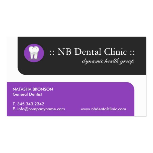 Dental Business Cards (front side)