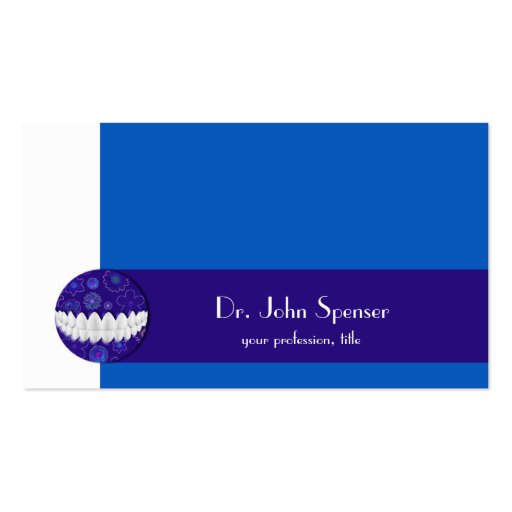 Dental Care Business Card (front side)