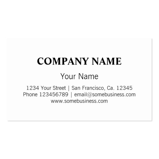 Dental care business card template with tooth logo (front side)