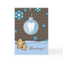 Dental Christmas Card Gingerbread Molar by BestCards Dental Christmas Card Gingerbread Molar