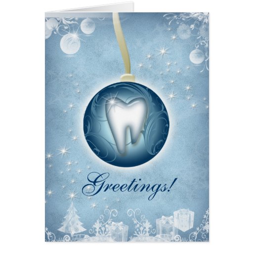 Dental Christmas Cards, Dental Christmas Card Templates, Postage