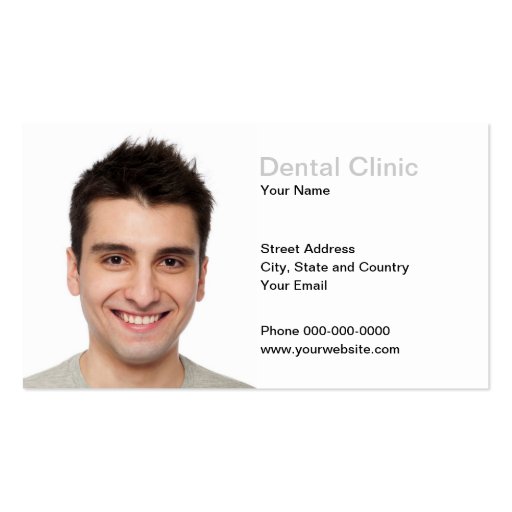 Dental Clinic Business Card (front side)