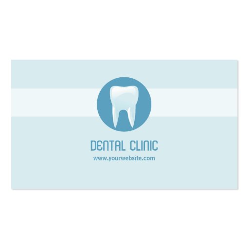 Dental Clinic / Dentist business card (back side)