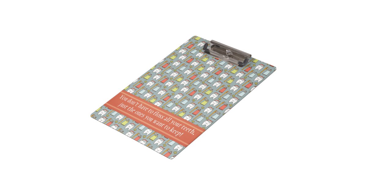 Dental Clipboard Zazzle