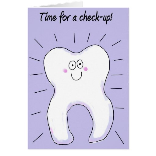 Dental Dentist Tooth Teeth Reminder Appointment Card Zazzle