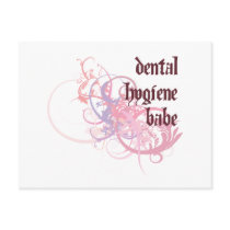 Dental Hygiene Babe postcards