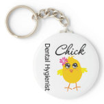 Dental Hygienist Chick v2 keychains
