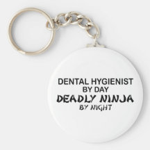 Dental Hygienist Deadly Ninja Key Chains