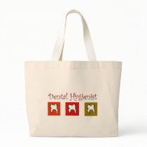 Dental Hygienist Gifts, 3 Teeth Design bags by gailg1957 Dental Hygienist Gifts, 3 Teeth Design bags
