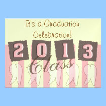 Dental Hygienist Graduation Invitations for 2013 invitations