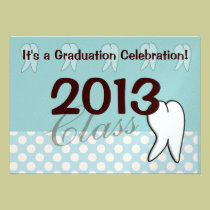 Dental Hygienist Graduation Party Invitations 2013 invitations