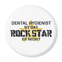 Dental Hygienist Rock Star magnets by poorrichards Dental Hygienist Rock Star magnets