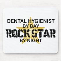 Dental Hygienist Rock Star mousepads