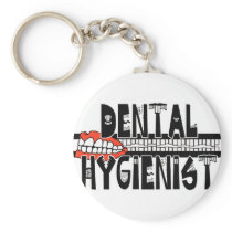 Dental Hygienist with TEETH! Key Chains