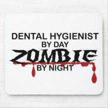 Dental Hygienist Zombie Mouse Pad