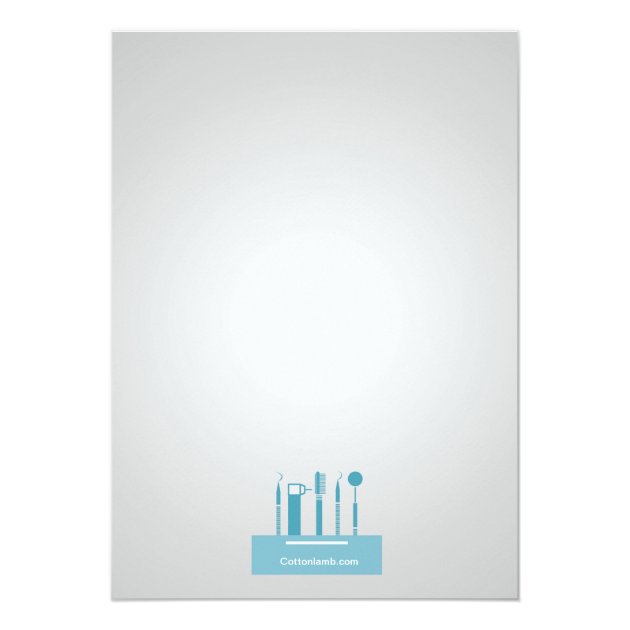 Dental Instruments Graduation Invitation