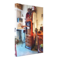 Dental Lab WithLab Coat canvas prints