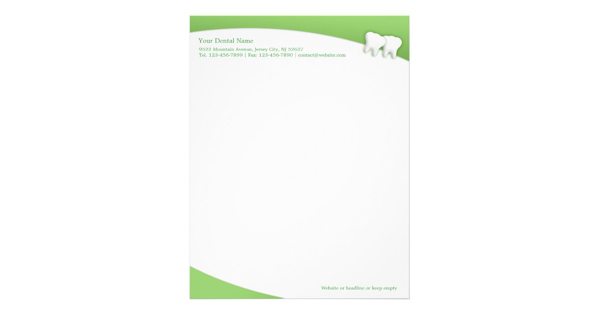 Dental Letterhead | Zazzle
